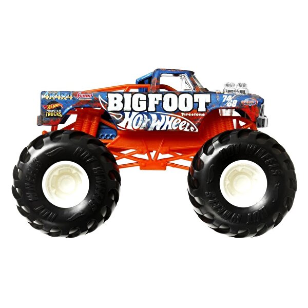 Hot Wheels Trucks 1:24 Arabalar 4x4x4 Big Foot HKM53