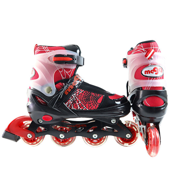 Mega Işıklı Kırmızı L Beden Paten