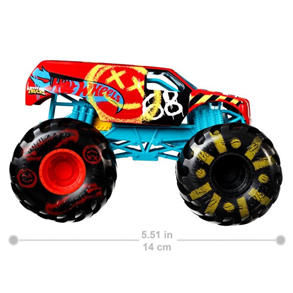 Hot Wheels Monster Trucks 1:24 Arabalar Derloy GWL09