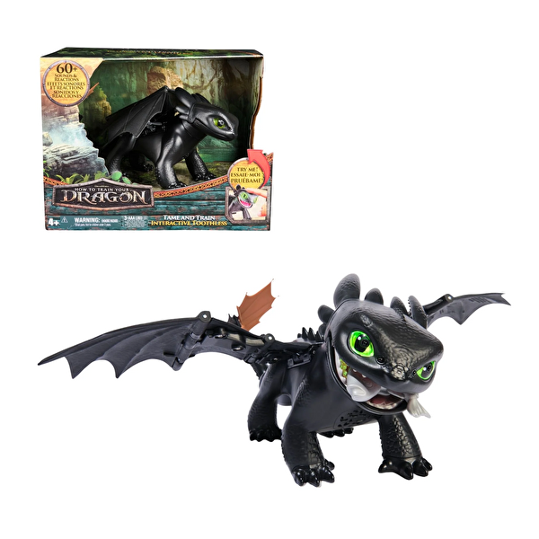 Sesli ve Işıklı Ejderhanı Nasıl Eğitirsin İnteraktif Toothless Dişsiz Figür