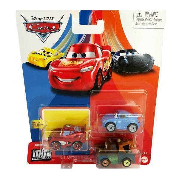 Cars Mini Karakter Arabalar Üçlü Paket GKG65