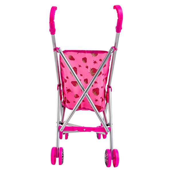 Baston Metal Puset Gri Fuşya