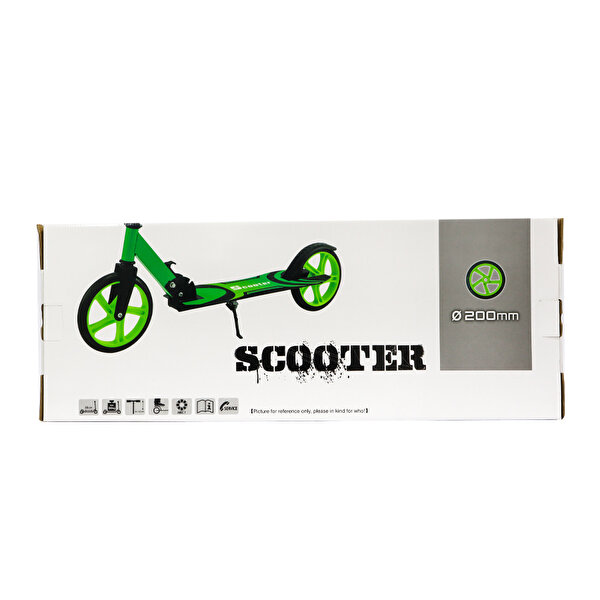 Kutulu Metal Scooter Model 2 Kırmızı