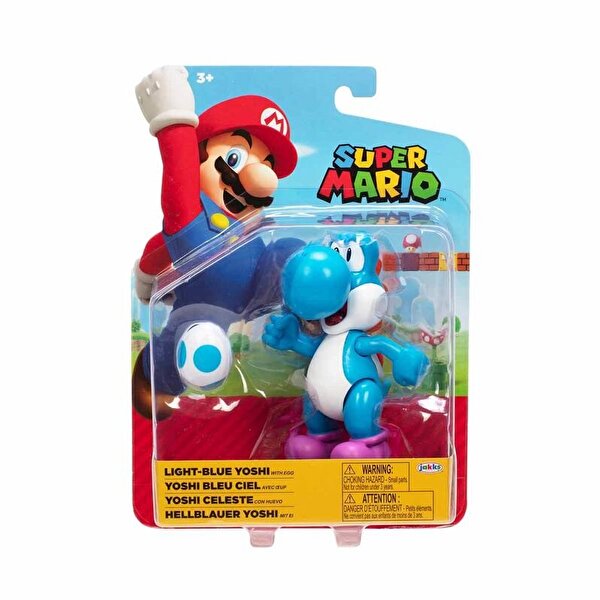 NTD Super Mario Figür W27-411744 Light Blue Yoshi