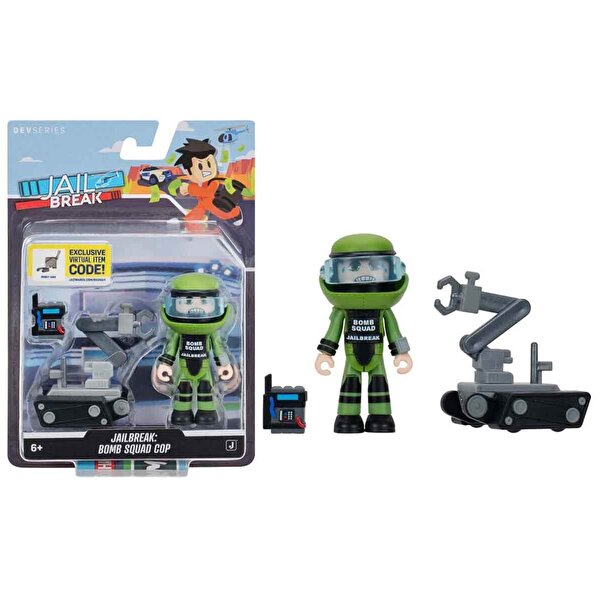 Devs Tekli Figür Bomb Squad Cop