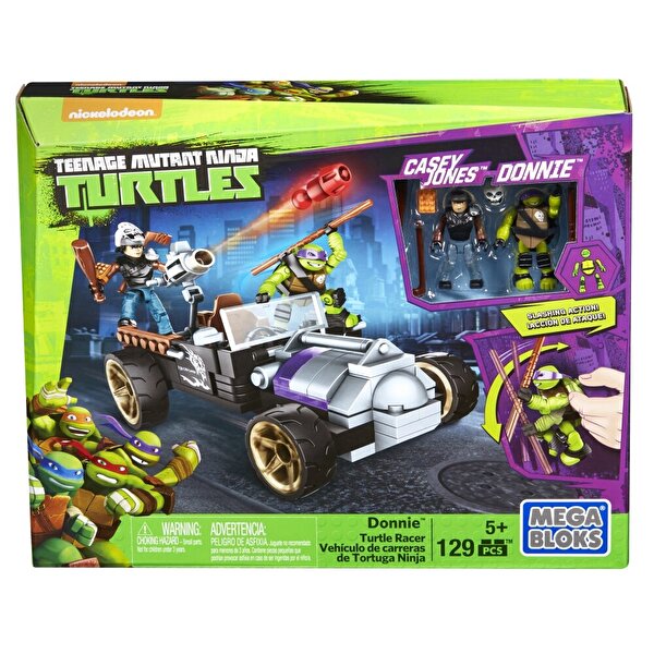 Mega Bloks TMNT Donnie Turtle Racer 129 Parça