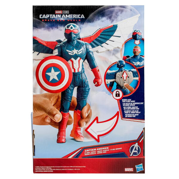 Marvel Studios Titan Hero Serisi Captain America Aksiyon Figür 22 Cm