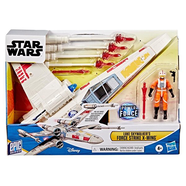 Star Wars Epic Force Strike X Wing Kanatlı Araç Aksiyon Figürü G0768