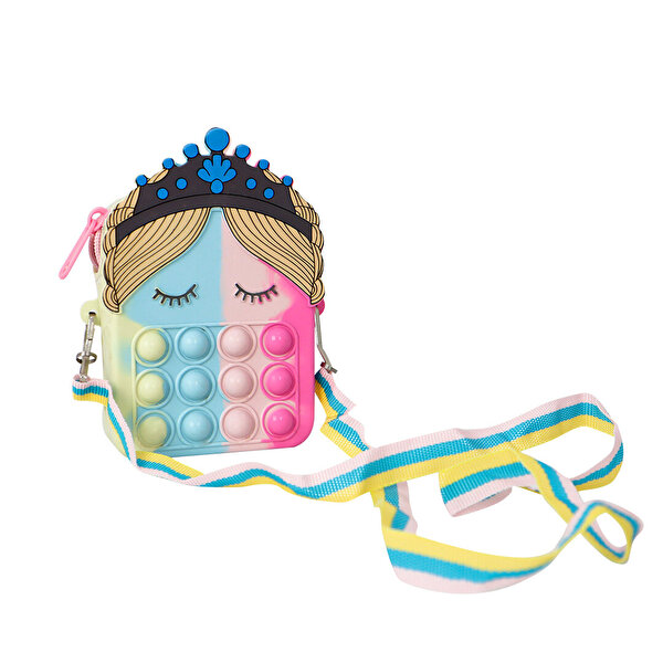 Sisbro Bubble Prenses Taçlı Pop İt Çanta