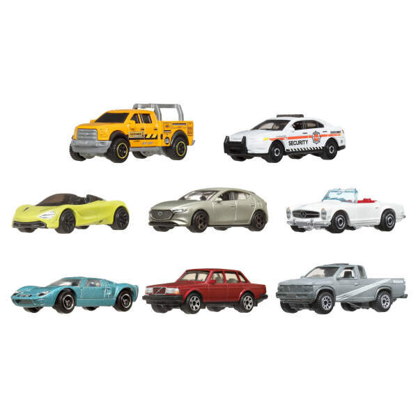Matchbox 1:64 Ölçekli Metal 8'li Araba Seti JCT87
