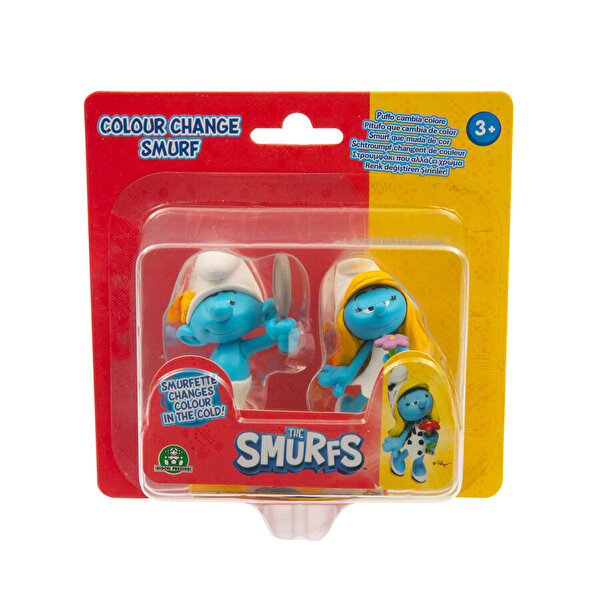 Şirinler Renk Değiştiren 2'li Figür Süslü Şirin ve Şirine