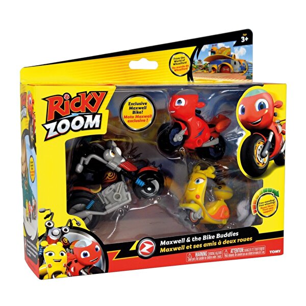 Ricky Zoom 3'lü Maxwell ve Motor Dostları Macera Paketi T20042