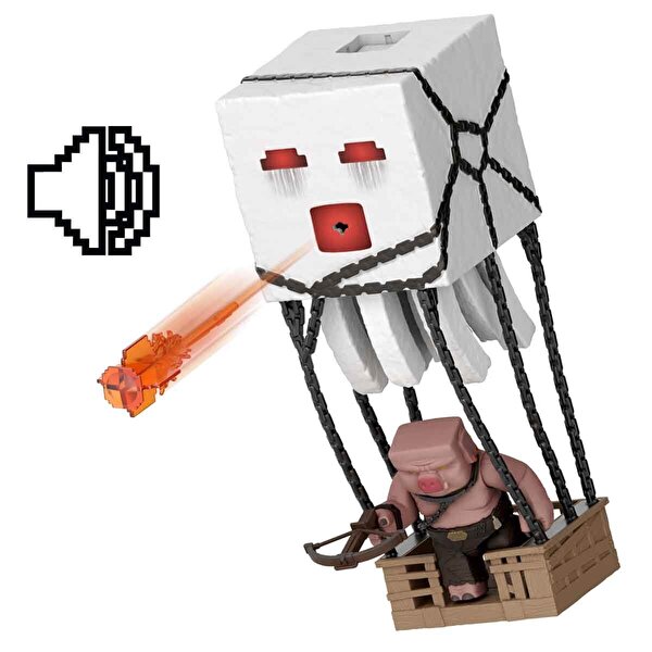 Sesli Minecraft Filmi Blast Attack Ghast Aksiyon Figürü Oyun Seti JFB69