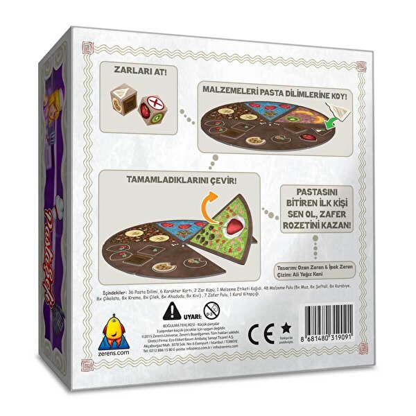 Zeren's Universe Pasta Şefi Kutu Oyunu