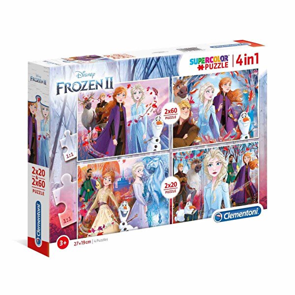Clementoni Frozen 2 Puzzle 2x20 + 2x60 Parça