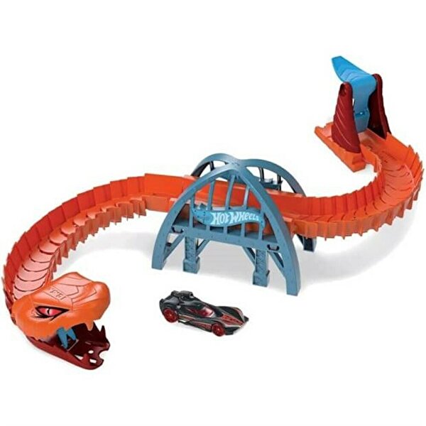 Hot Wheels Şehirde Yaratık Macerası Oyun Seti Serisi Yılanlı Köprü Saldırısı GJK88