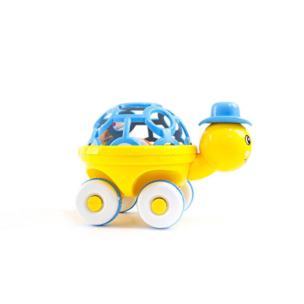 Sevimli Kaplumbağa Çıngıraklı Top Mavi