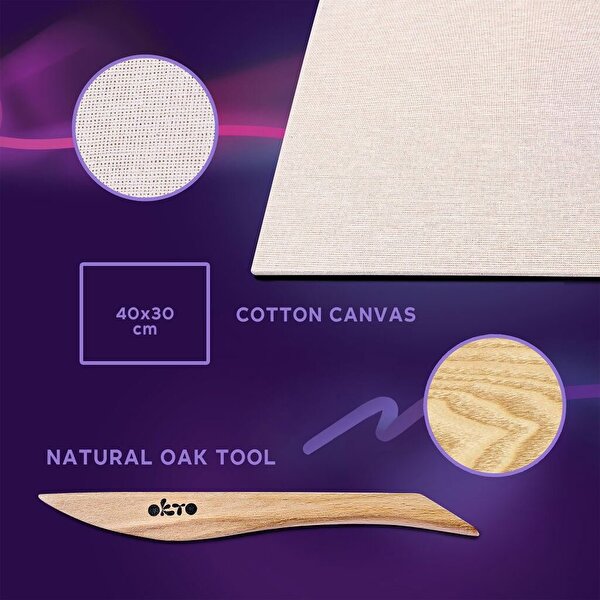 OKTO Koi Fish 3D Duyusal Sanat Seti