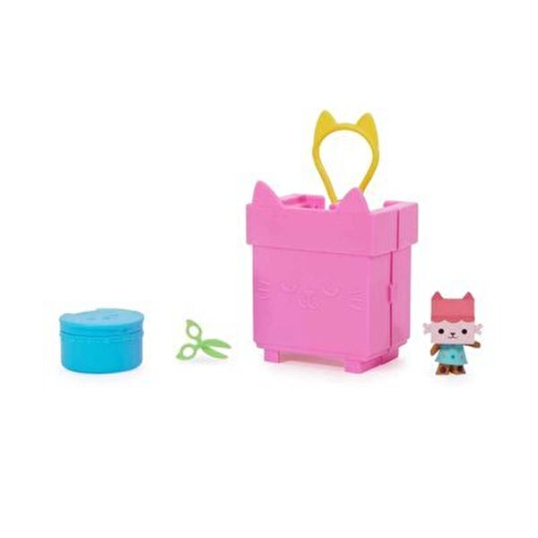 Gabby Dollhouse Klipsli Mini Oyun Seti Baby Box Cat