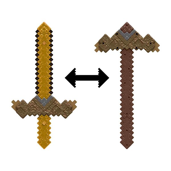 Minecraft 2'si 1 Arada Kılıç ve Kazma JKC15