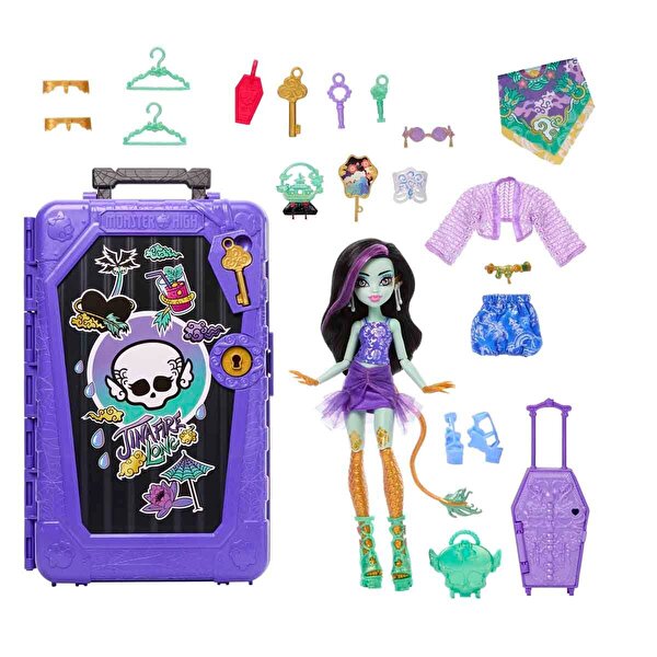 Monster High Gizemli Arkadaşlar Tatil Bebeği Jinafire Long JDR52
