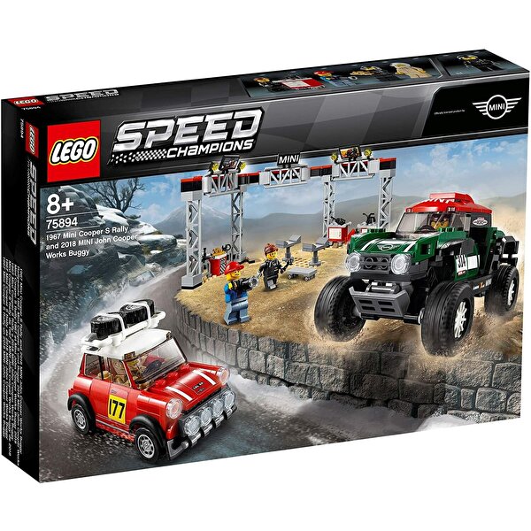 LEGO Speed Champions 1967 Mini Cooper S Ralli ve 2018 MINI John Cooper Works Buggy 75894
