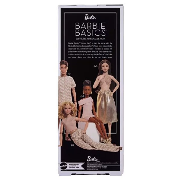 Barbie Signature Barbie Basics İkonik Koleksiyon Bebeği Model 10 JJX29