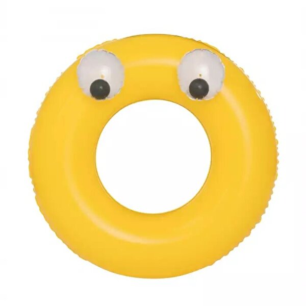 Bestway Gözlü Sarı Yüzme Simidi 91 Cm