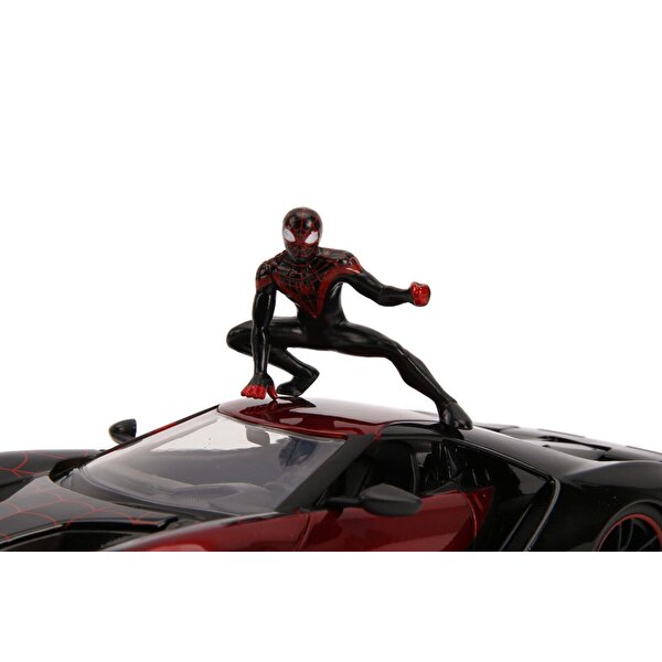 Jada Marvel's Spider-Man: Miles Morales 2017 Ford GT Araç ve Figür