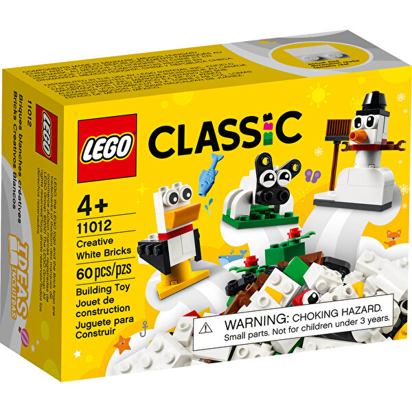 LEGO Classic Yaratıcı Beyaz Yapım Parçaları 11012