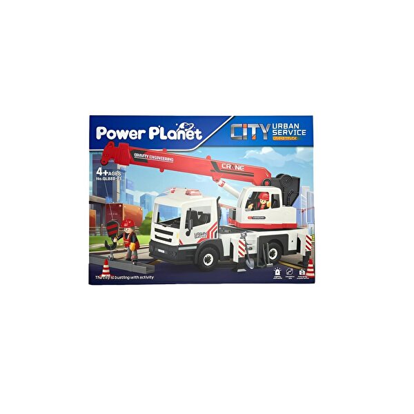 Power Planet Servis Vinç Kamyonu Oyun Seti