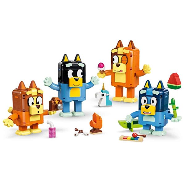 LEGO Bluey Parçalarla İnşa Edilen Bluey Ailesi 11217