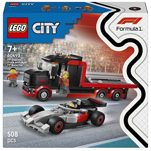 LEGO City Audi F1® Yarış Arabalı F1 Sergileme Kamyonu 60493