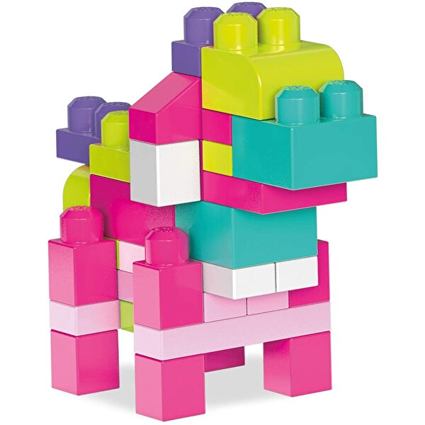 Mega Bloks 60'lı Blok Torbalar Pembe DCH54