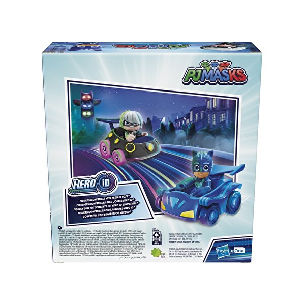 Pijamaskeliler Kahramanlar Kötülere Karşı İkili Yarış Seti Catboy ve Luna F2840