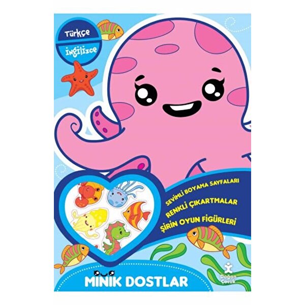 Minik Dostlar Deniz Altında Boyama Kitabı