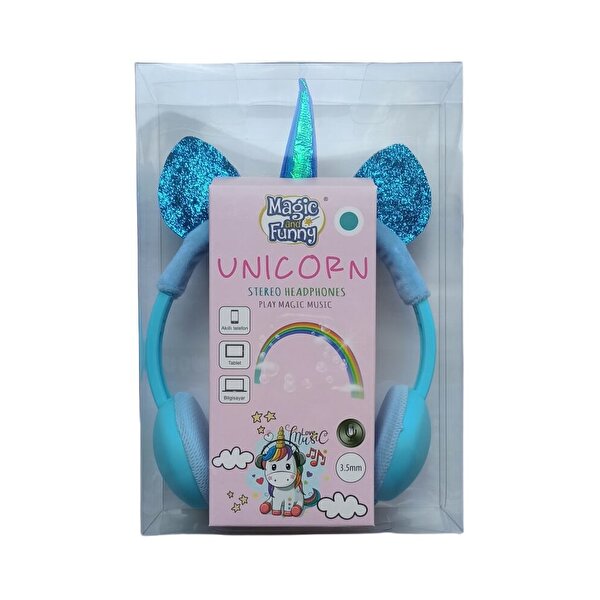 Unicorn Mikrofonlu Kulaklık Turkuaz