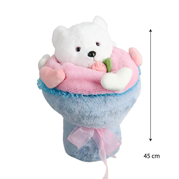 Çiçek Buketi Ayıcıklı Peluş