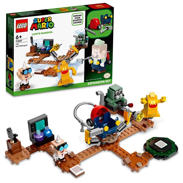 LEGO® Super Mario Luigi’s Mansion Laboratuvar ve Poltergust Ek Macera Seti 71397