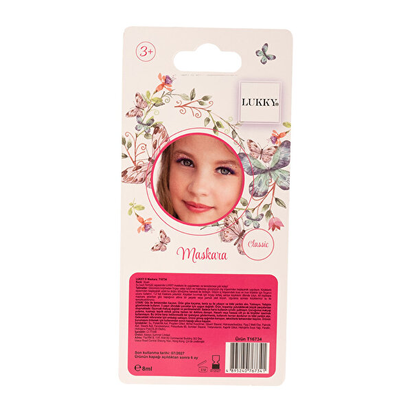 Lukky Silikon Fırçalı Siyah Maskara