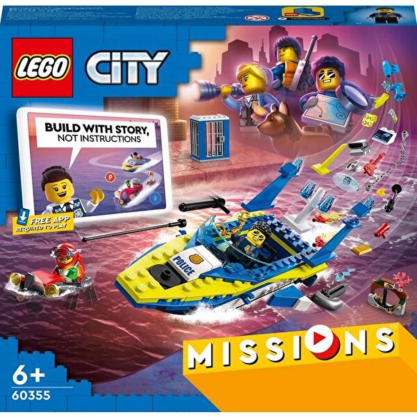 LEGO City Su Polisi Dedektif Görevleri 60355