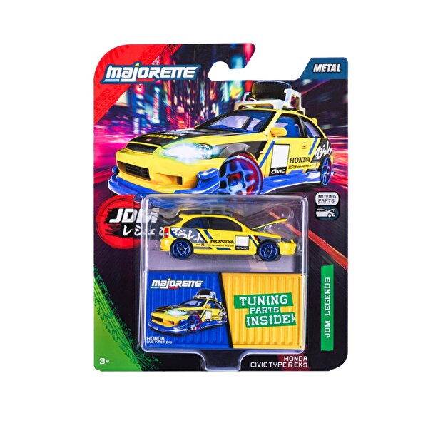 Majorette JDM Legends Deluxe Araba 1:64 Honda Civic Type R EK9
