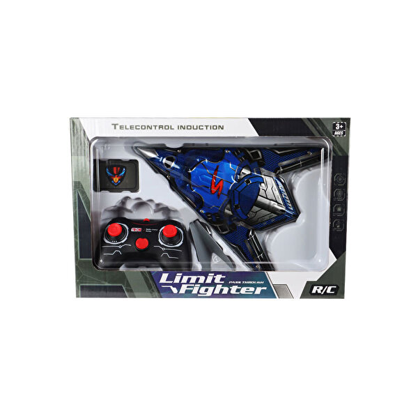 Rc Sesli ve Müzikli Jet Mavi