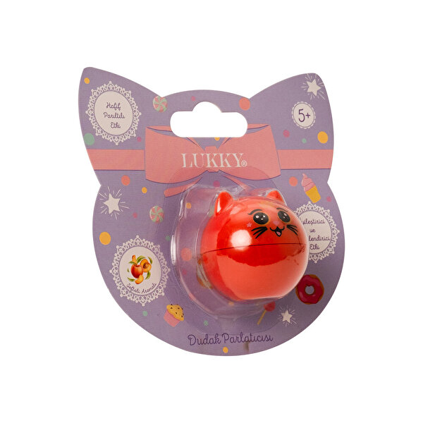 Lukky Simli Şeftali Aromalı Pembe Dudak Balm