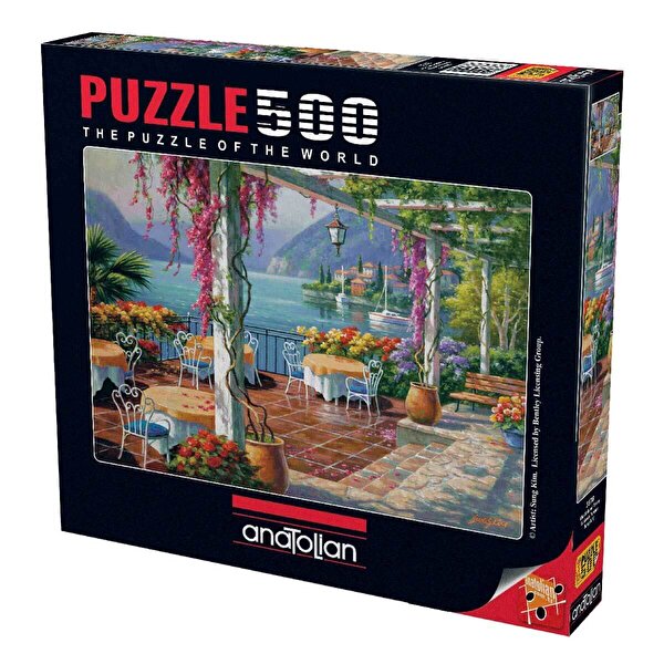 Anatolian Puzzle 500 Parça Mor Salkımlı Teras