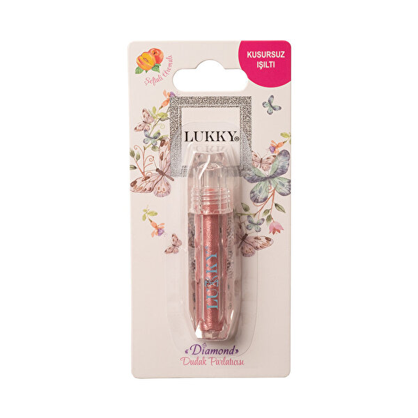 Lukky Şeftali Aromalı Karamel Dudak Parlatıcısı