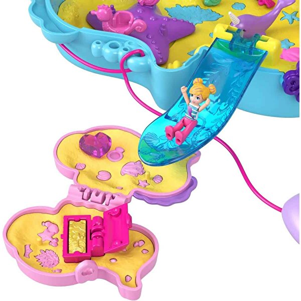 Polly Pocket Çanta Olabilen Micro Oyun Setleri Seahorse Purse HPW03