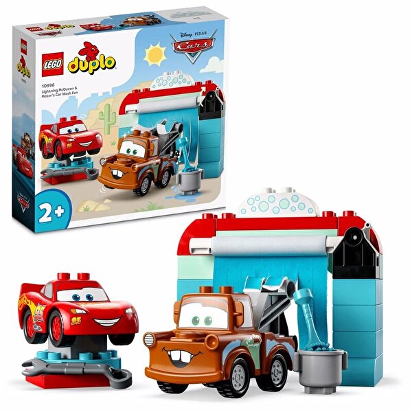 LEGO Duplo Disney Şimşek McQueen ve Mater'in Oto Yıkama Eğlencesi 10996