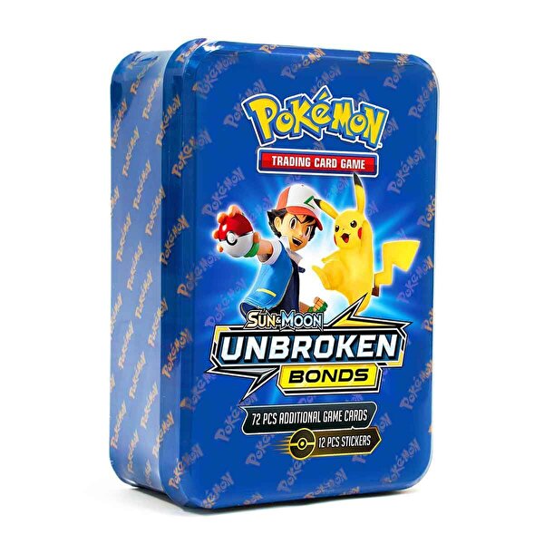 Pokemon Sun & Moon Unbroken Bonds Metal Kutu Koleksiyon Kartları