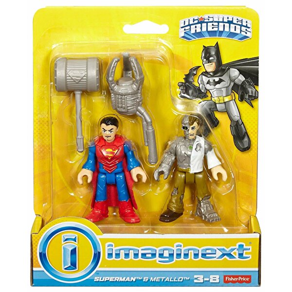 Imaginext DC Super Friends Figürler Superman ve Metallo DFX91